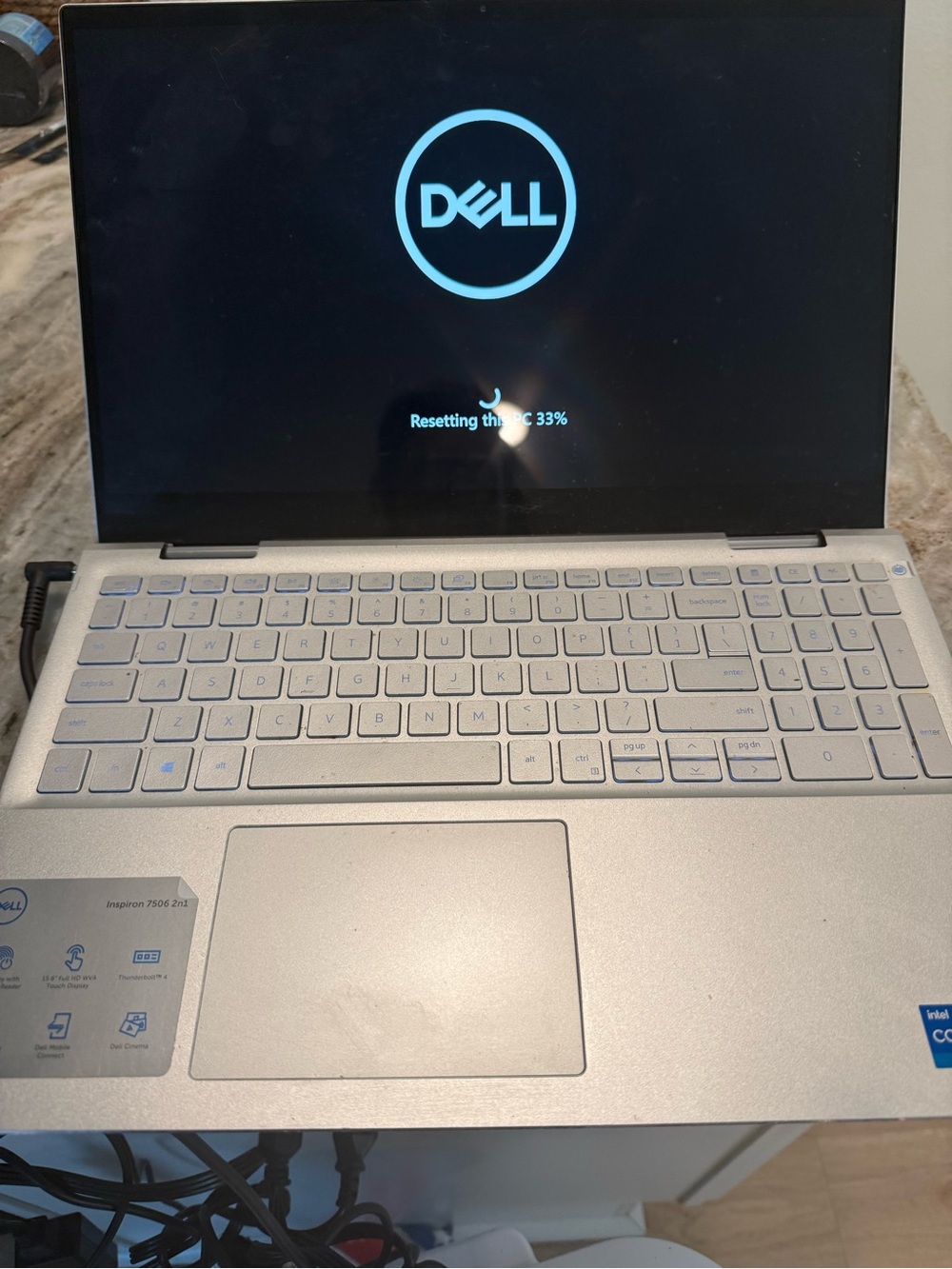 Dell Silver 15.6" Laptop - Dell Inspiron 7506 2n1